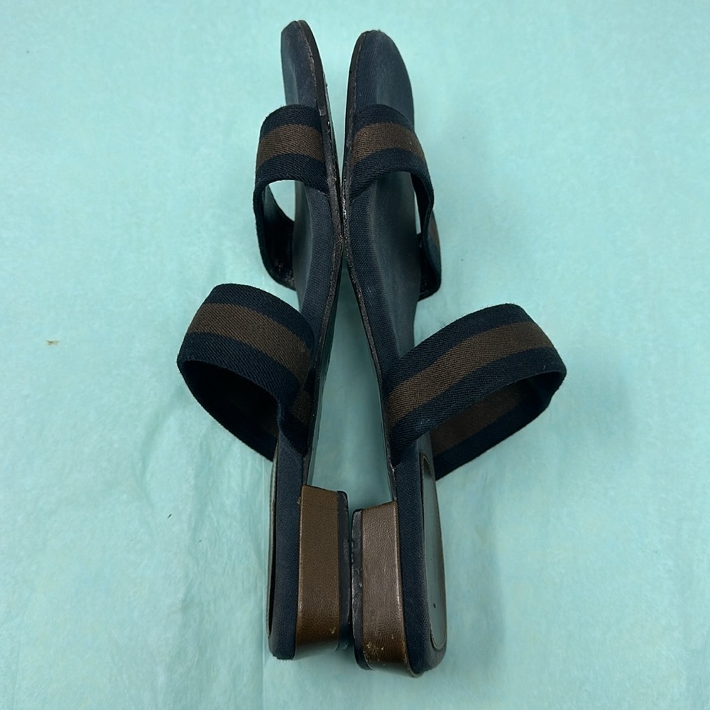 Gucci Web Accent Canvas Slides Women's Size 36 - image 4